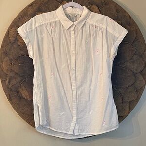 Lucky Brand Women’s Shirt with Small Neon Accents